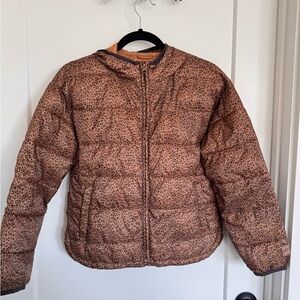 Gap Kids Leopard Print Girl’s Puffer Jacket